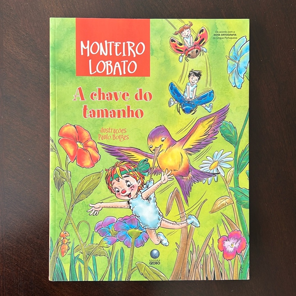 Monteiro Lobato - A Chave do Tamanho Editora Globo Livro Infantil em Português